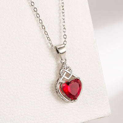 Conjunto de Joyas Corazón de Rubí - Image 4
