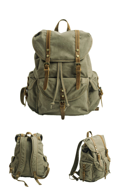 Bolsa de Viaje Retro Canvas Gran Capacidad - Image 14