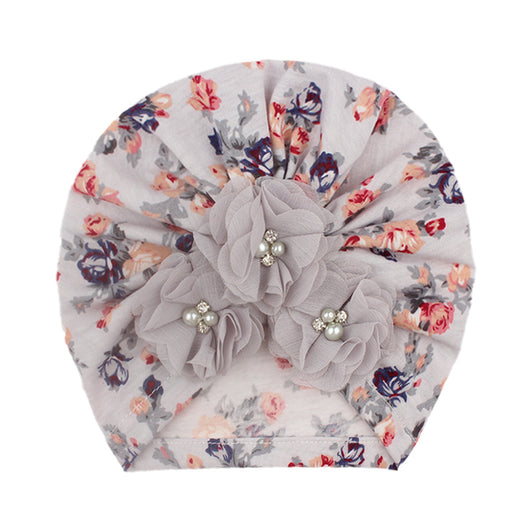 Gorro Turbante Floral para Bebé Niña - Beanie con Diseño Elegante - Image 18