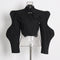 Blusa Sin Mangas Corta de Color Sólido - Estilo Moderno y Versátil
