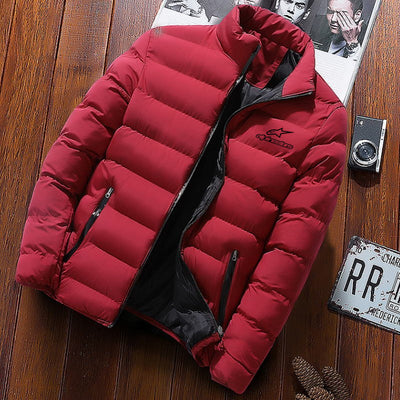 Chaqueta de Invierno Estelar con Cuello Alto para Hombre - Image 7