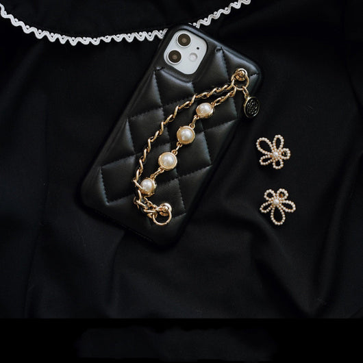 Funda para Celular con Cadena de Perlas Xiangfeng - Diseño Elegante y Funcional - Image 4