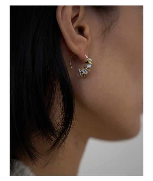 Aretes de Perla Barroca Natural Vintage - Image 5