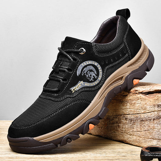 Zapatillas Deportivas Outdoor Talla Grande para Hombre en Cuero Premium - Image 9