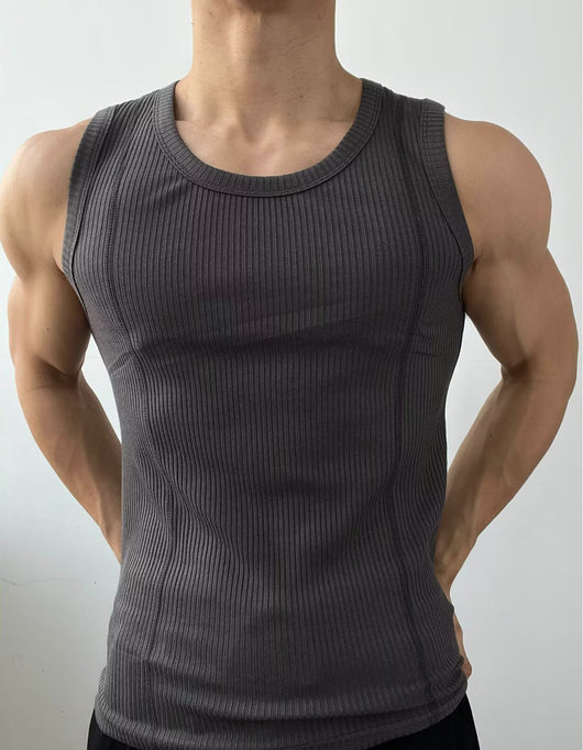 Musculosa Deportiva Ajustada con Stretch para Hombre - Image 12