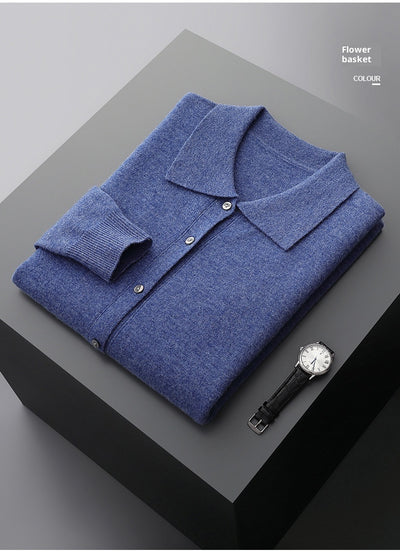 Camisa Interior Clásica de Botones y Color Sólido para Hombre - Image 13