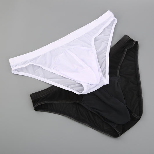 Calzoncillos Tipo Malla Transparente para Hombre con Bolsa Realzada - Image 21