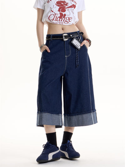 Jeans Retro Hot Girl con Efecto Plisado - Image 14