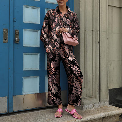Conjunto de Blusa Estampada de Manga Larga para Primavera y Otoño - Image 4