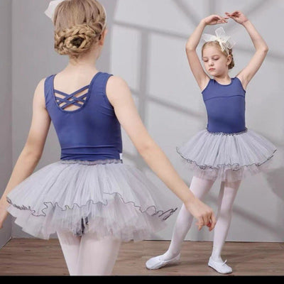 Conjunto de Ballet Infantil con Falda Tutú y Blusa de Manga Corta - Image 8