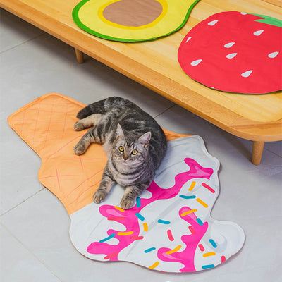 Almohadilla Refrigerante para Mascotas - Aguacate, Fresa y Hielo