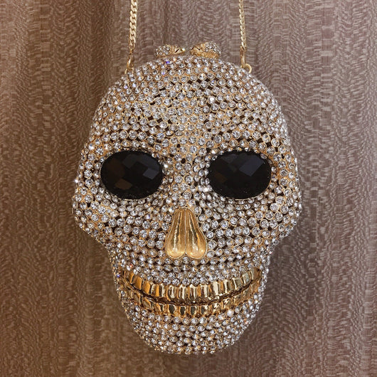 Organizador de Cena con Diseño de Calavera de Diamante para Mujer - Image 22