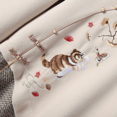 Vestido Cheongsam Hanfu Tradicional Chino para Mujer Otoño Invierno - Image 9