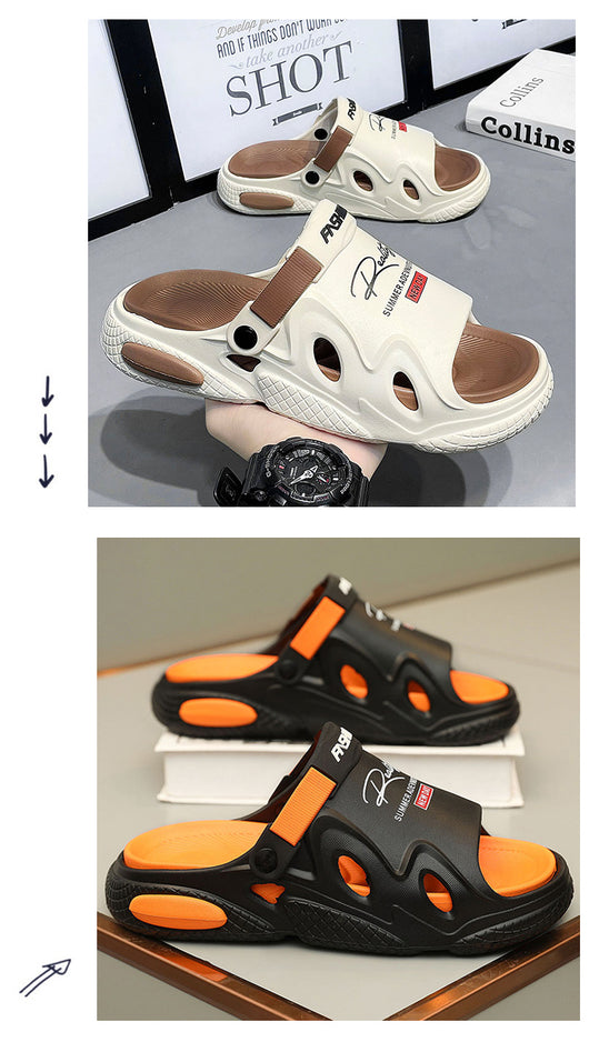 Sandalias Cómodas para Hombre - Pantuflas Deslizables de Verano - Image 19