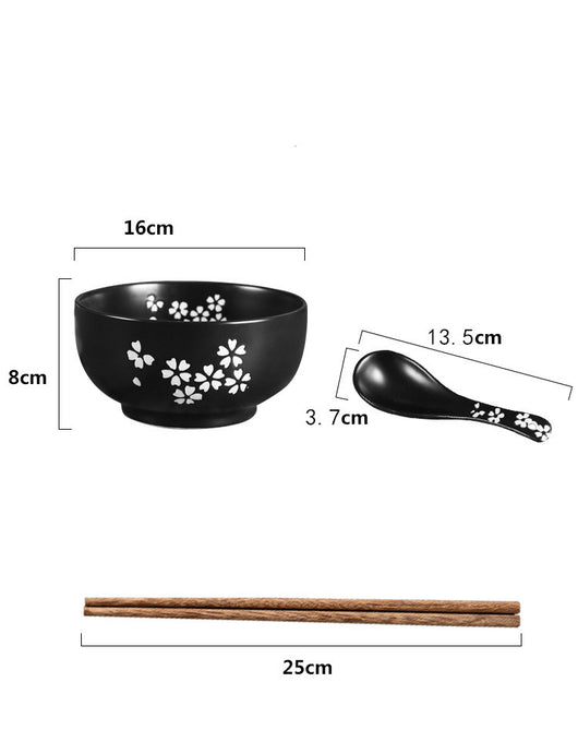 Tazón de Cerámica para Fideos y Arroz con Tapa Estilo Japonés - Image 9