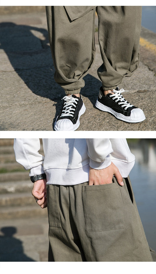 Pantalón Táctico de Trabajo Amplio con Bolsillos Funcionales - Image 8