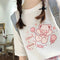 Playera de Algodón Talla Grande para Mujer, Cuello Redondo y Manga Corta