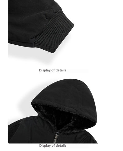 Chaqueta Acolchada Retro de Algodón Puro con Aislamiento Térmico - Image 9