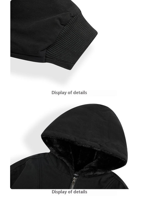 Chaqueta Acolchada Retro de Algodón Puro con Aislamiento Térmico - Image 9