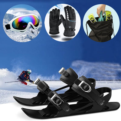 Patines Esquí Portátiles Ajustables para Nieve - Tabla Corta - Image 14