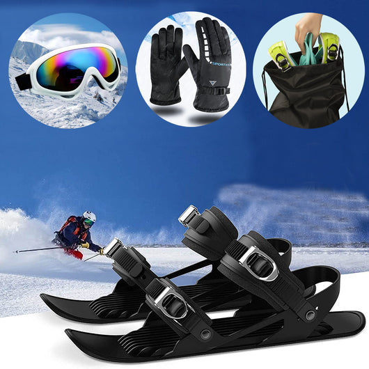 Patines Esquí Portátiles Ajustables para Nieve - Tabla Corta - Image 14