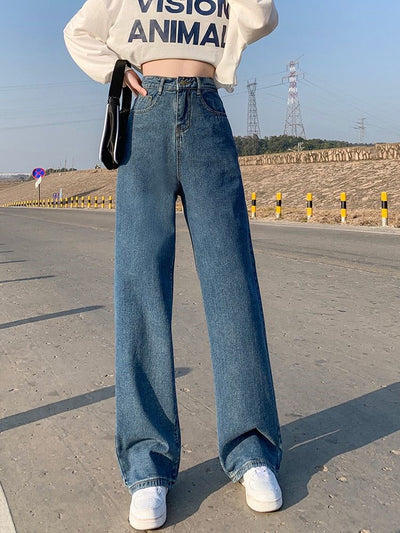 Pantalones Vaqueros Anchos y Holgados para Mujer - Denim Baggy Moderno - Image 13