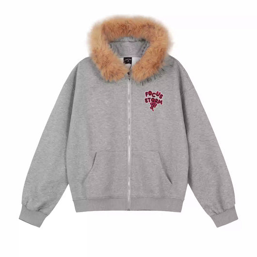 Sudadera Retro con Cierre para Parejas - Estilo Casual Desenfadado - Image 9