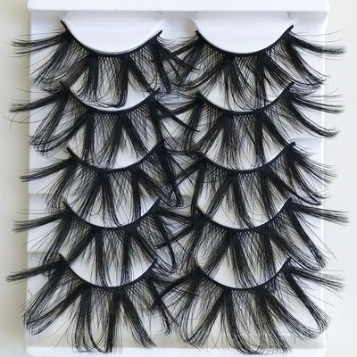 Pestañas de Visón Sintético Natural - Efecto Volumen y Largo - Image 11