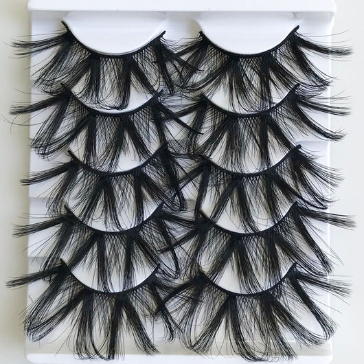 Pestañas de Visón Sintético Natural - Efecto Volumen y Largo - Image 11