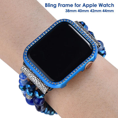 Funda Protectora para Reloj con Bisel de Aluminio y Cristales Decorativos - Image 2