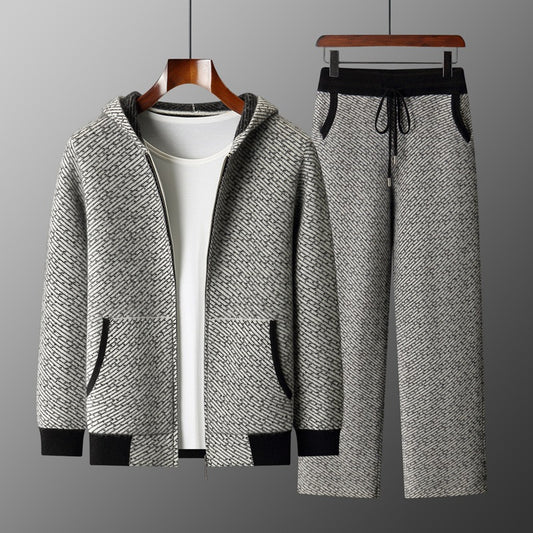 Cardigan Hoodie Casual para Hombre - Conjunto Versátil
