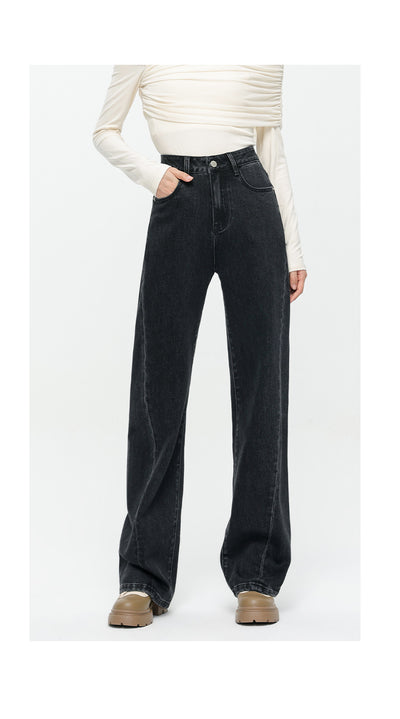 Jeans Bicolor Negro y Gris para Mujer - Estilo Versátil - Image 7