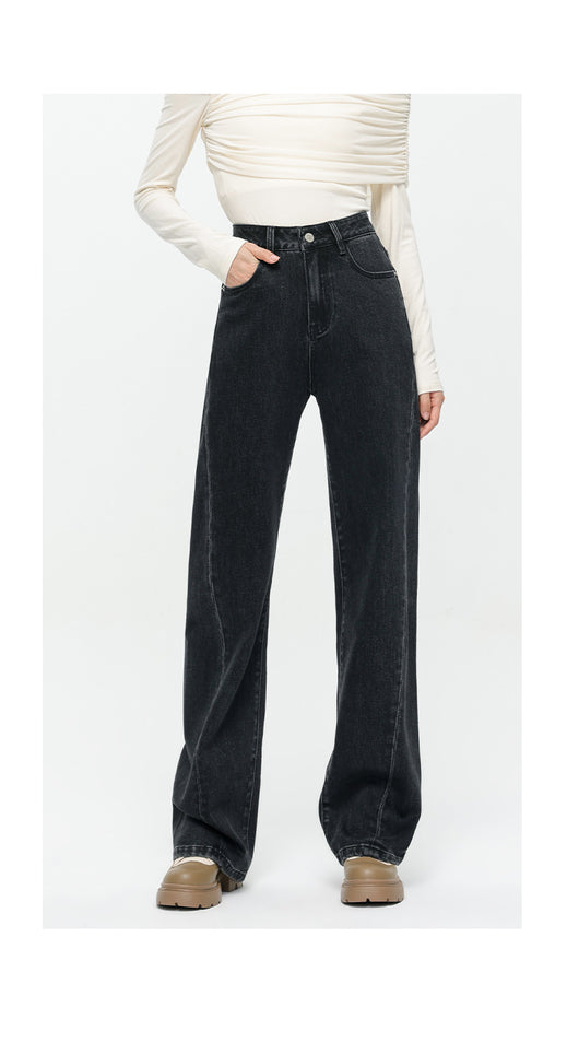 Jeans Bicolor Negro y Gris para Mujer - Estilo Versátil - Image 7