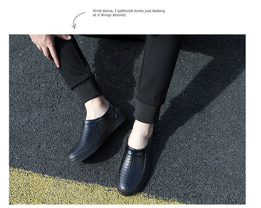 Botas Cortas Impermeables para Hombre con Suela Flexible - Image 8