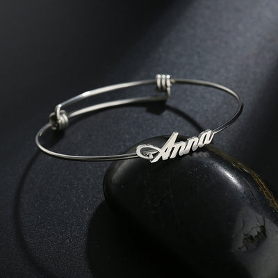 Pulsera de Acero Inoxidable Personalizada con Nombre - Image 17