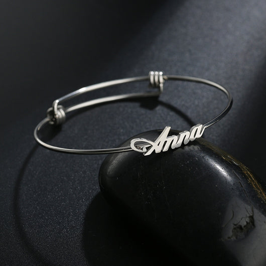 Pulsera de Acero Inoxidable Personalizada con Nombre - Image 9