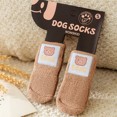 Calcetines Antideslizantes para Mascotas con Ojos Grandes y Diseño Adorable - Image 10