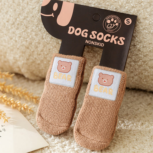 Calcetines Antideslizantes para Mascotas con Ojos Grandes y Diseño Adorable - Image 10