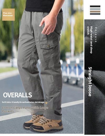 Overol Recto Holgado Casual para Hombre - Perfecto para Verano - Image 25
