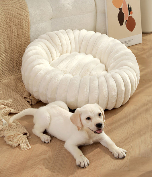 Cama Térmica Redonda de Felpa para Gatos y Perros - Nido Acogedor Invierno - Image 24
