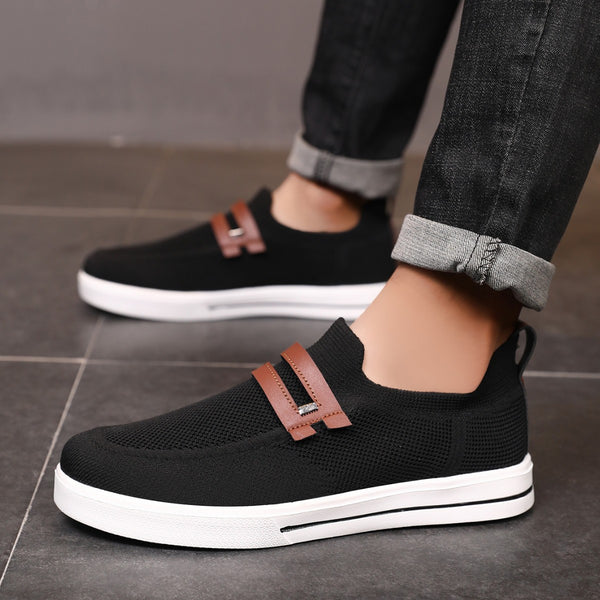 Zapatos Casuales Transpirables para Hombre Verano Malla Elástica Ligeros