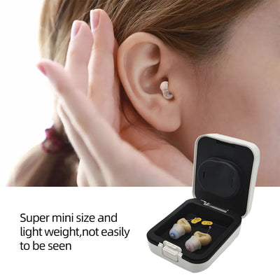 Audífono Invisible Inalámbrico Q10 - Amplificador de Sonido Mini Ajustable - Image 12