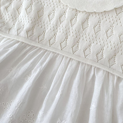 Blusa Tejida Calada sin Mangas con Encaje Flowy - Image 15
