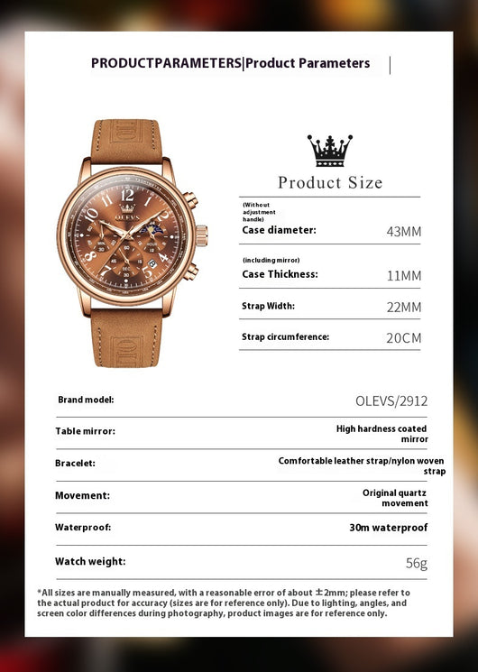 Reloj de Cuarzo Casual Versátil para Hombre - Image 9