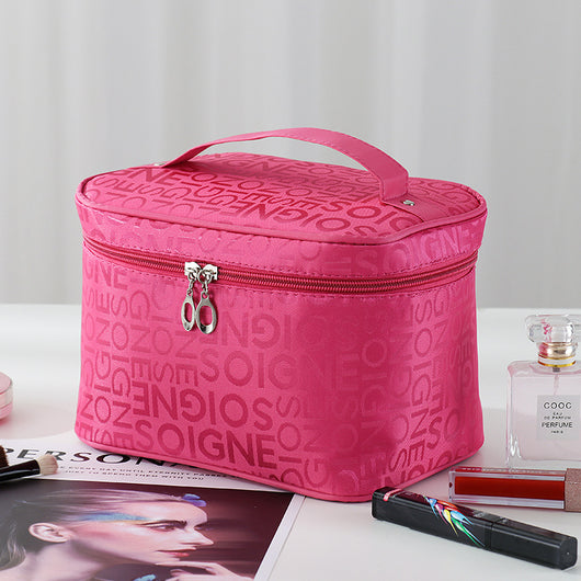 Bolsa Cosmética Portátil Estilo Bento con Compartimentos - Image 15