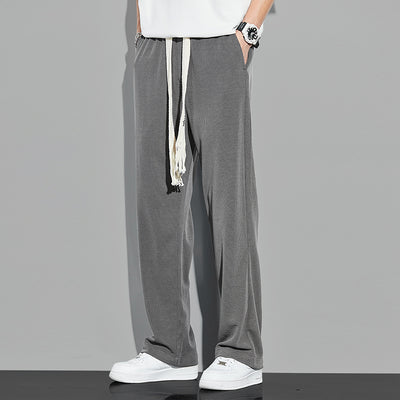 Pantalones Deportivos Anchos de Corte Japonés - Comodidad Versátil - Image 13