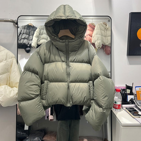 Abrigo Coreano Minimalista de Diseño Contemporáneo