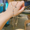 Simple Titanium Steel Pearl Necklace Female Niche Design Sense C