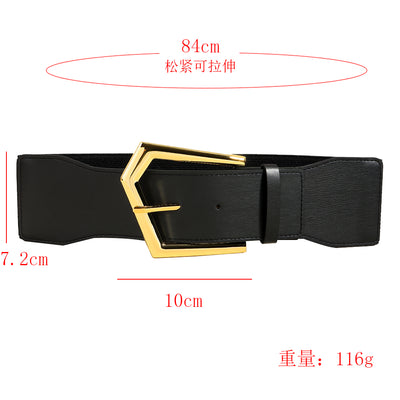 Cinturón Elástico Metálico Negro Ajustable - Accesorios de Moda para Abrigos y Faldas - Image 30