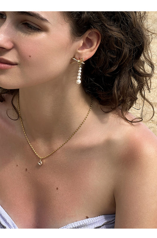 Aretes Mariposa de Perla para Verano - Elegancia Delicada - Image 5
